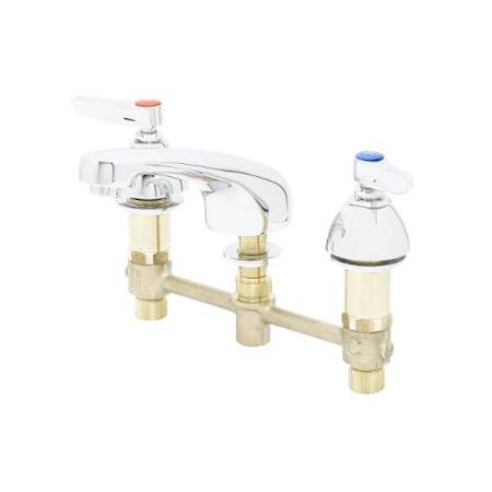 T and S Brass 1.20 GPM Widespread Bathroom Faucet Chrome Plated