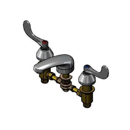 T and S Brass 2.20 GPM Widespread Bathroom Faucet Chrome Plated