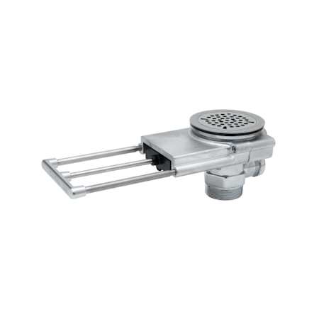 T and S Brass 4-7/16" Modular Waste Drain Valve with Pull Handle and 3" Handle Extension N/A