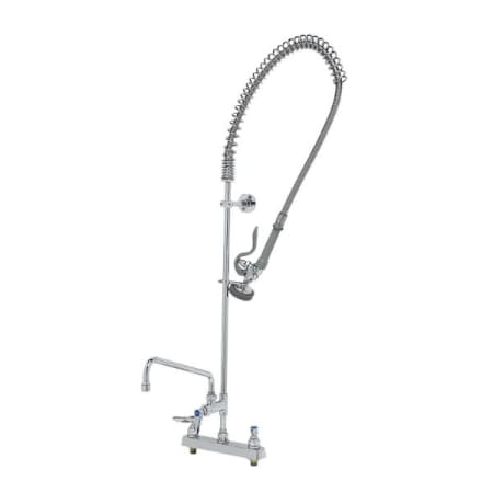 T and S Brass Pre-Rinse 8" Deck Mounted Food Service Faucet Chrome Plated