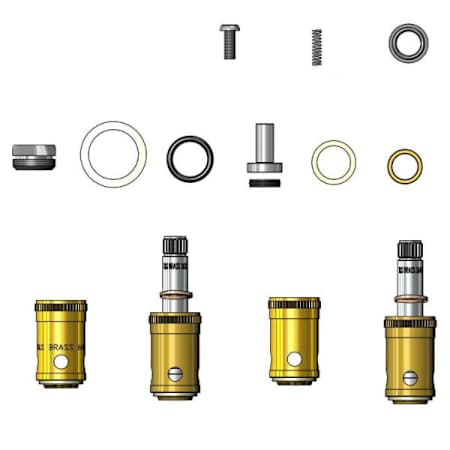 T and S Brass Eterna with Spring Check Master Parts Kit N/A