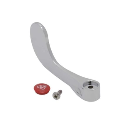 T and S Brass 4" Wrist-Action Handle & Hot Index & Screw Chrome