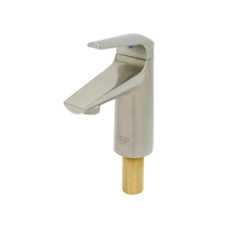 T and S Brass 0.5 GPM Single Hole Bathroom Faucet Brushed Nickel