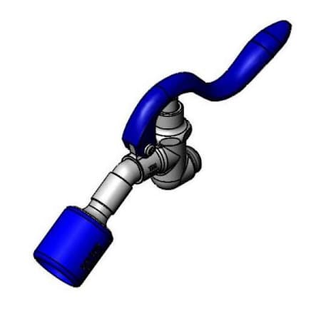 T and S Brass Blue Spray Valve with Angled Spray Tip (0.65 GPM / 4.6 Oz-f @ 60 PSI) Blue