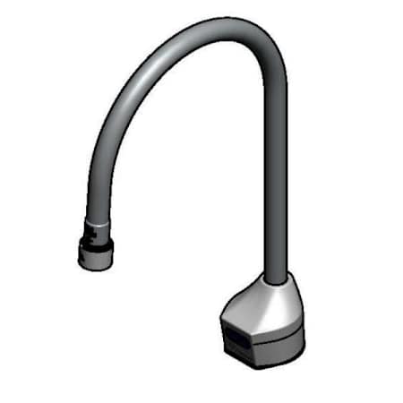 T and S Brass Equip 1.00 GPM Single Hole Bathroom Faucet Chrome Plated