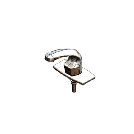 T and S Brass Checkpoint 0.05 GPM Centerset Bathroom Faucet Chrome Plated