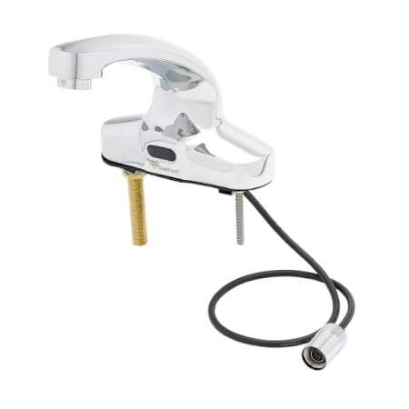 T and S Brass Checkpoint 0.5 GPM Centerset Bathroom Faucet Chrome Plated