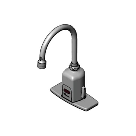 T and S Brass Checkpoint 2.20 GPM Single Hole Bathroom Faucet Chrome Plated