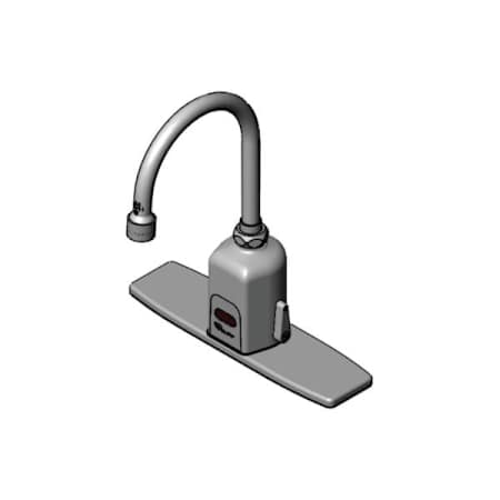 T and S Brass 2.2 GPM Centerset Bathroom Faucet Chrome