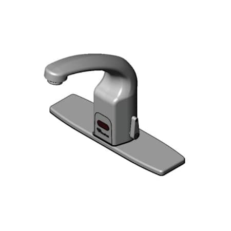 T and S Brass Checkpoint 2.20 GPM Single Hole Bathroom Faucet Chrome Plated