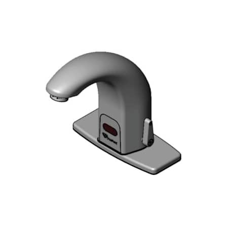 T and S Brass Checkpoint 2.20 GPM Single Hole Bathroom Faucet Chrome Plated