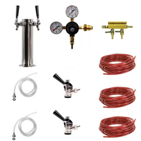 TapRite Dual Faucet Premium Dispense Kit For Wine N/A