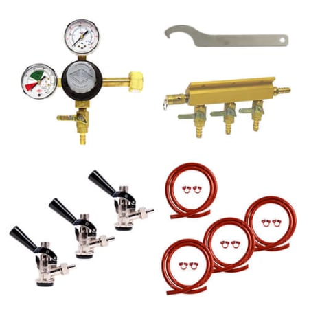 TapRite Triple Faucet Commercial Direct Draw Kit N/A
