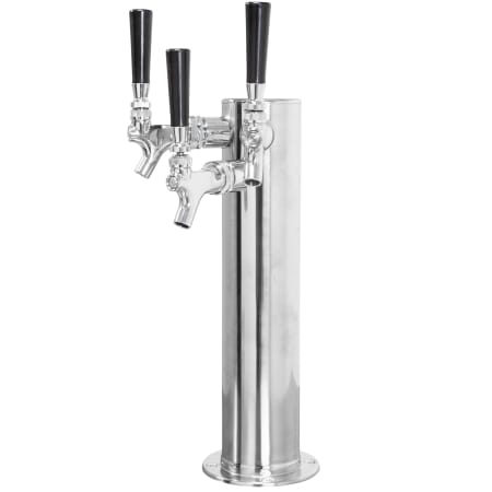TapRite X-Tall 14-Inch Triple Faucet Stainless Beer Tower w/ 304 Stainless Faucets Stainless Steel