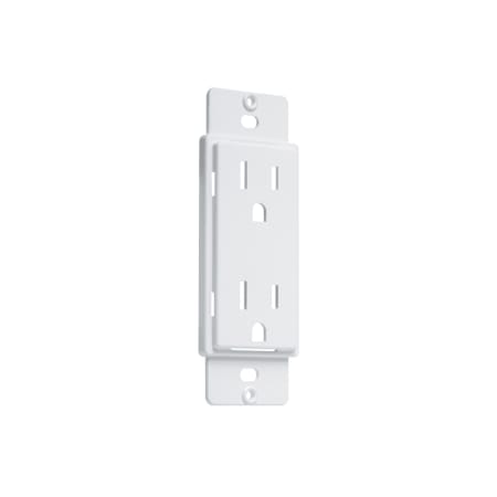 TayMac Masque 1 Gang Outlet Plate White