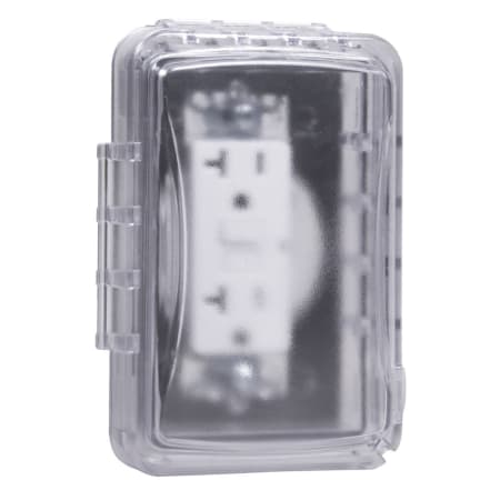 TayMac 3-13/16" Single Gang Flat Cover Clear