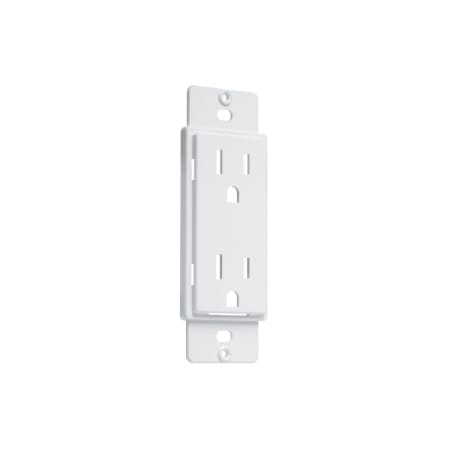 TayMac Masque 1 Gang Outlet Plate White