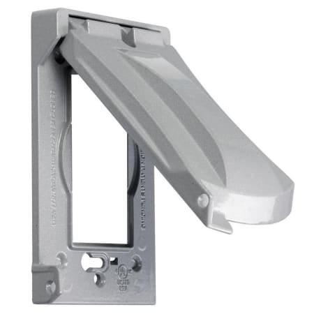 TayMac 3" Wide 1 Gang Flip Cover Gray