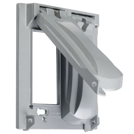 TayMac 4-13/16" Wide 2 Gang Flip Cover Gray