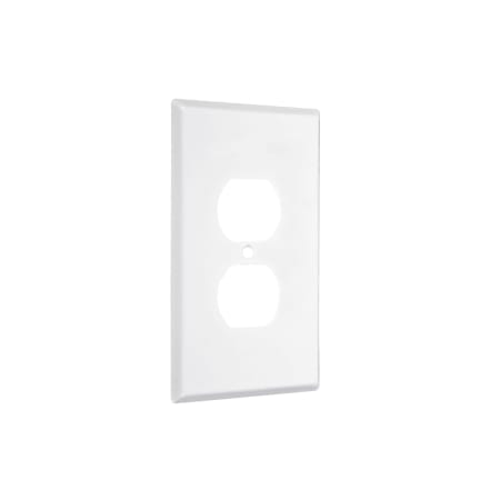 TayMac 1 Gang Outlet Plate White