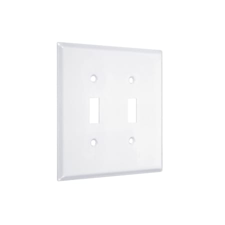 TayMac 2 Gang Switch Plate White