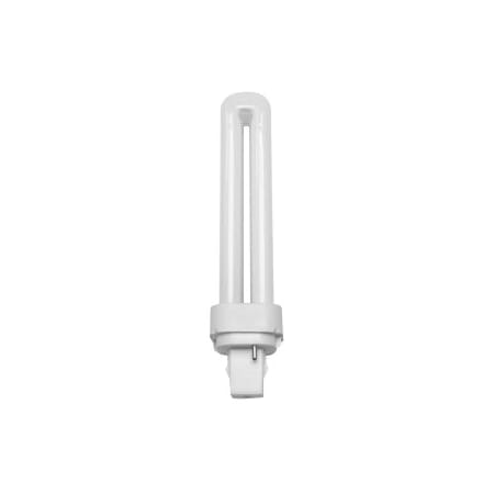 TCP Single 18 Watt Frosted PL13 Quad Compact Fluorescent Bulb - 4100K White