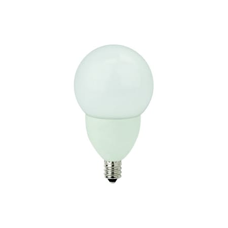 TCP Single 5 Watt Frosted Dimmable G16 Candelabra (E12) LED Bulb - 2700K White
