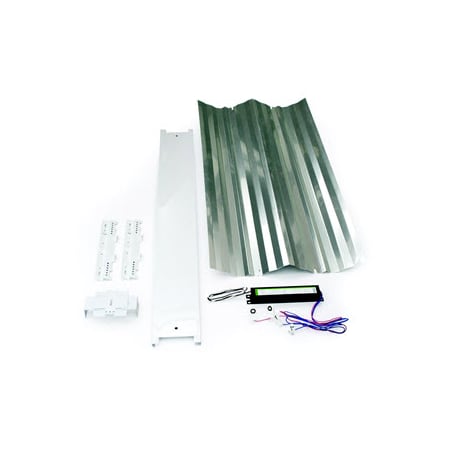 TCP 2 Lamp 9-3/16" Wide 277V Retrofit Kit with 4 Sockets and Normal Ballast Factor White