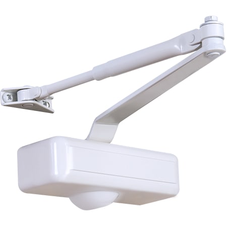 Tell Manufacturing 1000 Series Light Duty Residential Size 1 Door Closer with Hold Open Ivory