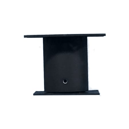 The CopperSmith Outdoor Pier Mount Adapter for Flat Surface or Column Matte Black