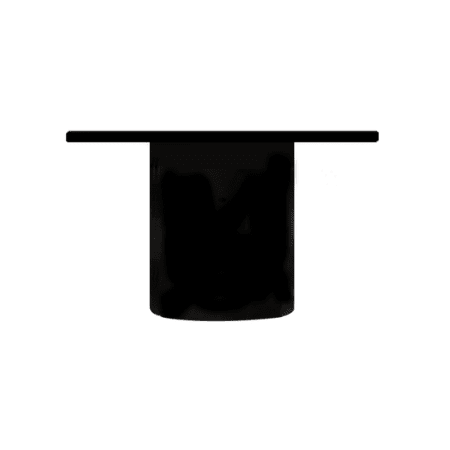 The CopperSmith Outdoor Post Fitter for Lantern Mounting Matte Black