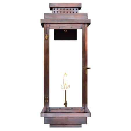 The CopperSmith Contempo 31" Tall Copper Natural Gas Outdoor Wall Sconce Antique Copper