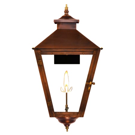 The CopperSmith Conception Street 29" Tall Natural Gas Outdoor Wall Sconce Antique Copper