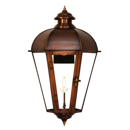 The CopperSmith Joachim Street 21" Tall Copper Natural Gas Outdoor Wall Sconce Antique Copper