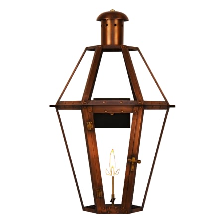 The CopperSmith Mount Vernon 19-1/2" Tall Copper Natural Gas Outdoor Wall Sconce Antique Copper