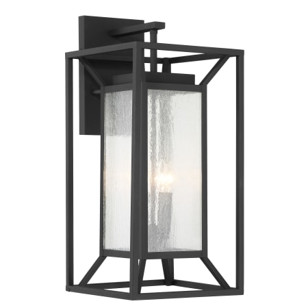 The Great Outdoors Harbor View 4 Light 25" Tall Outdoor Ever-Pro Wall Sconce with Clear Seedy Glass Sand Coal