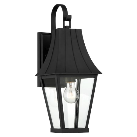 The Great Outdoors Chateau Grande 19" Tall Outdoor Wall Sconce with Clear Glass Coal / Gold