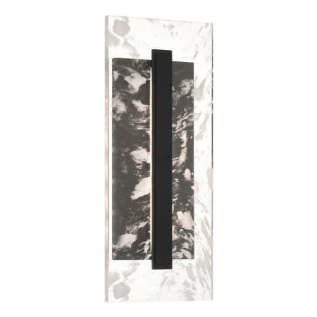 The Great Outdoors Temecula 24" Tall ADA LED Outdoor Wall Sconce with Rock Crystalite Crystal Shade Sand Coal