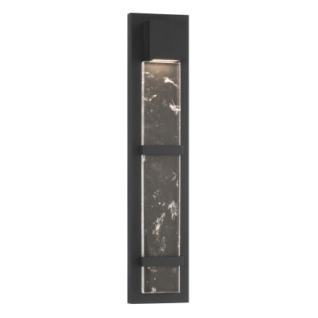 The Great Outdoors Sol 24" Tall ADA LED Outdoor Wall Sconce with Rock Crystalite Glass Shade Sand Coal
