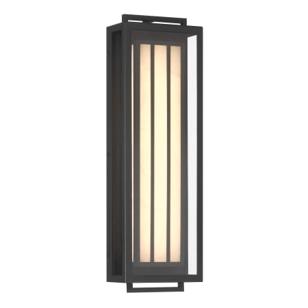 The Great Outdoors Eastly 22" Tall LED Outdoor Wall Sconce with White Alabaster Glass Shade Sand Coal