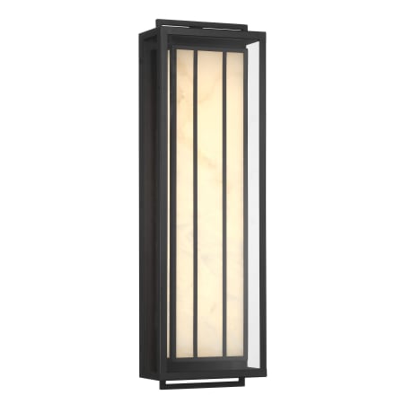 The Great Outdoors Eastly 28" Tall LED Outdoor Wall Sconce with White Alabaster Glass Shade Sand Coal