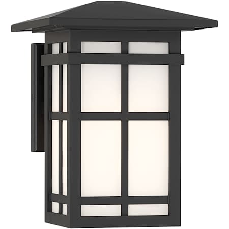 The Great Outdoors Grydton 10" Tall Outdoor Wall Sconce Dark Matte Black