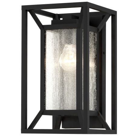 The Great Outdoors Harbor View 13" Tall Outdoor Ever-Pro Wall Sconce with Clear Seedy Glass Coal