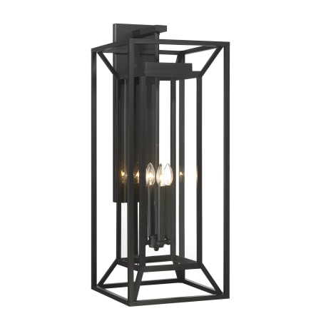The Great Outdoors Harbor View 3 Light 35" Tall Outdoor Wall Sconce Sand Coal