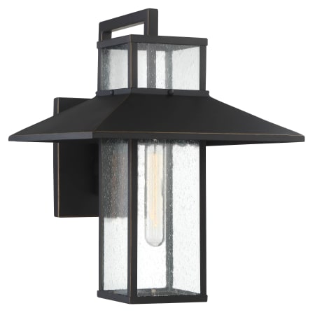 The Great Outdoors Danforth Park 16" Tall Outdoor Wall Sconce Oil Rubbed Bronze with Gold Highlights