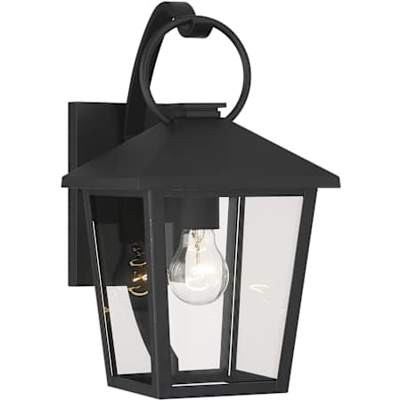The Great Outdoors Parkside 15" Tall Outdoor Wall Sconce Sand Coal Black