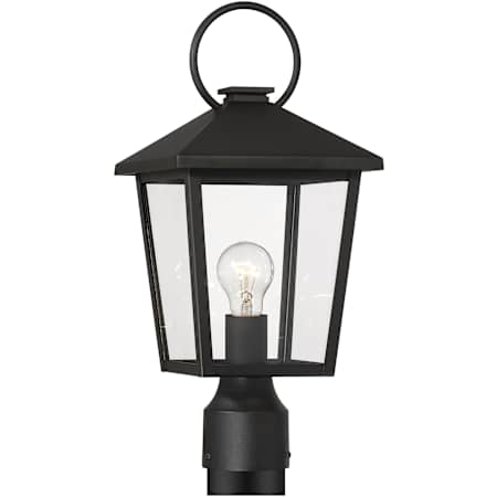 The Great Outdoors Parkside 17" Tall Post Light Sand Coal Black