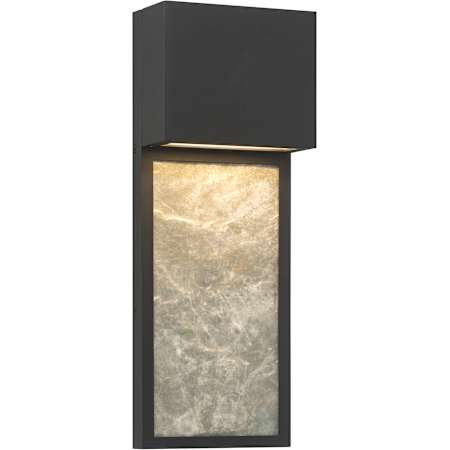 The Great Outdoors Norrin 16" Tall LED Wall Sconce Sand Coal Black