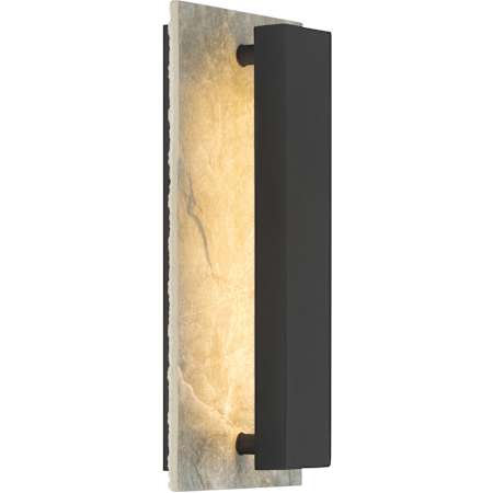 The Great Outdoors Avenelle 14" Tall LED Wall Sconce Sand Coal Black