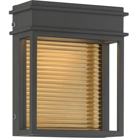 The Great Outdoors Clyne 9" Tall LED Wall Sconce Sand Coal Black